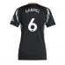 Maillot de foot Arsenal Gabriel Magalhaes #6 Extérieur vêtements Femmes 2024-25 Manches Courtes